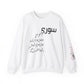 Printify Sweatshirt Revolutionary Blend Sweatshirt -  I'm Syrian, proud and honored, born on the land of paradise